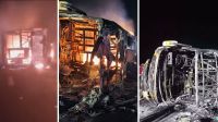 Tragedia | Un colectivo volcó, se incendió y 25 personas murieron: tres de ellas son niños