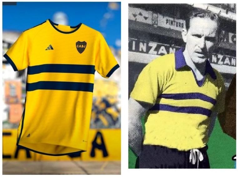 Boca Juniors revela su camiseta alternativa 2023/2024 en color amarillo