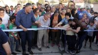 Roger Nediani inauguró una nueva obra de pavimentación en La Banda 