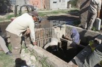 El municipio instaló una nueva bomba de desagote en el B° Villa Unión