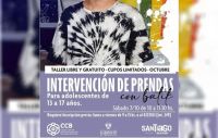 Descubre tu creatividad: inicia el "Taller de intervención de Prendas" en el Centro Cultural del Bicentenario
