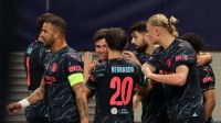 Con un golazo y una asistencia de Julián Álvarez, Manchester City derrotó a Leipzig 