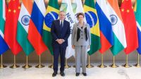 Tras reunirse con Rousseff, Fernández participa del III Foro de la Franja y la Ruta