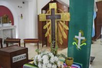 Comunidad de Cristo Rey recibió la  visita de la histórica Cruz de Matará