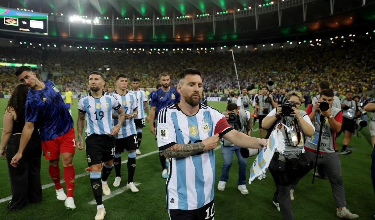 Nos vamos": Leo Messi dio la orden y la selección se retiró del campo de juego | Nuevo Diario Web | Santiago del Estero