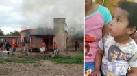 Voraz incendio en una vivienda dejó el lamentable saldo de un niño de 4 años muerto