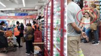 En un supermercado de calle Pellegrini, una madera golpeó en la frente a una mujer mayor