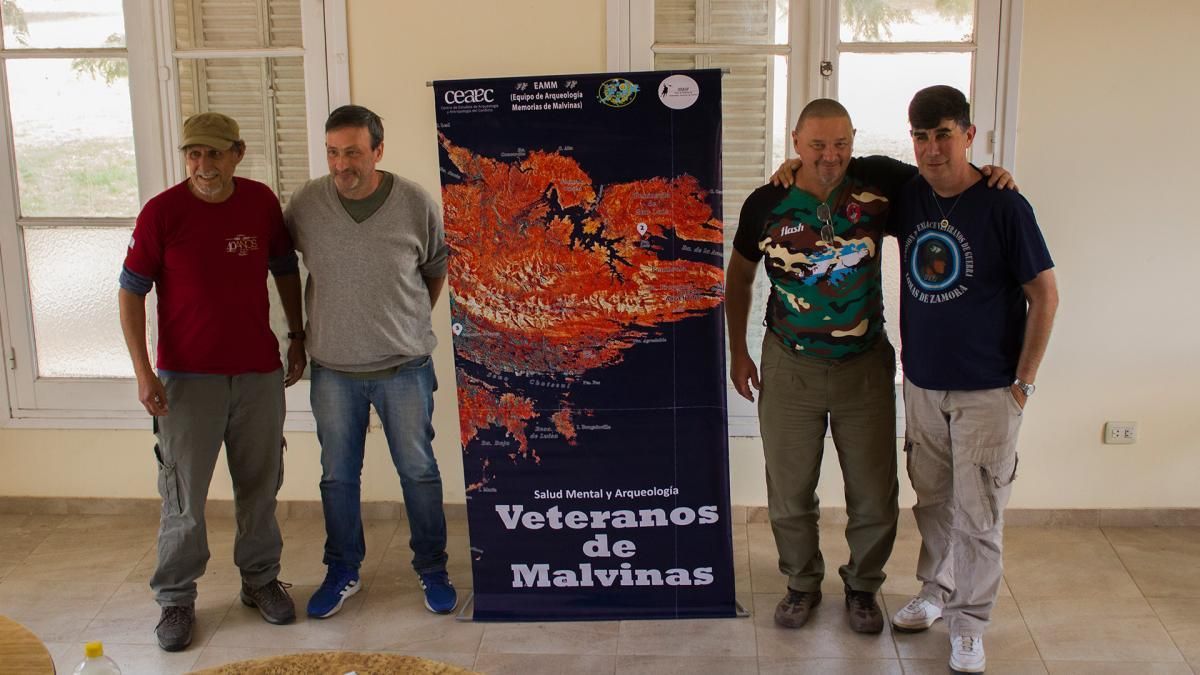 Veteranos de Malvinas realizarán la 2º campaña arqueológica con fines terapéuticos