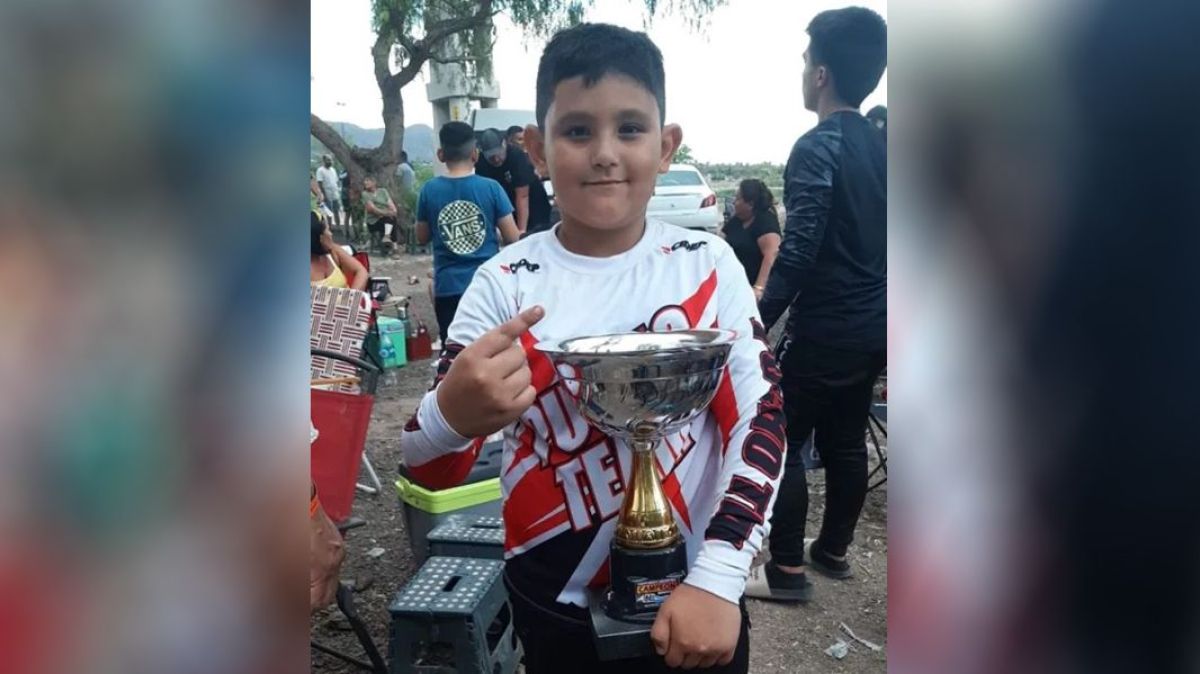 Valentino Luna cerró un gran año y se consagró campeón Argentino de BMX 
