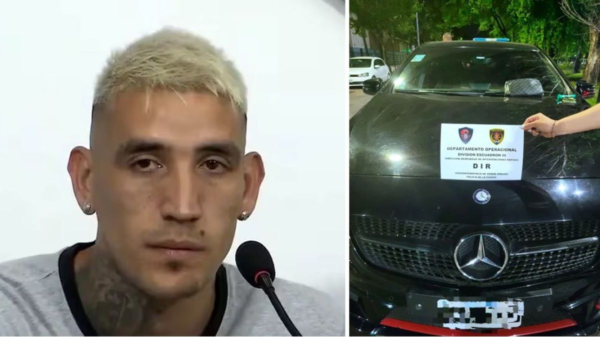 Ricardo Centurión dio positivo de cocaína en un control policial e intentó escapar
