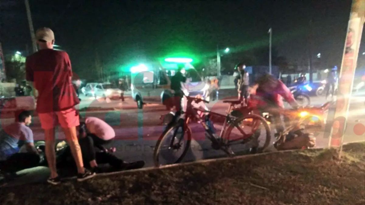 Vecino del Bº Ejército Argentino, hospitalizado tras chocar en Av. Lugones