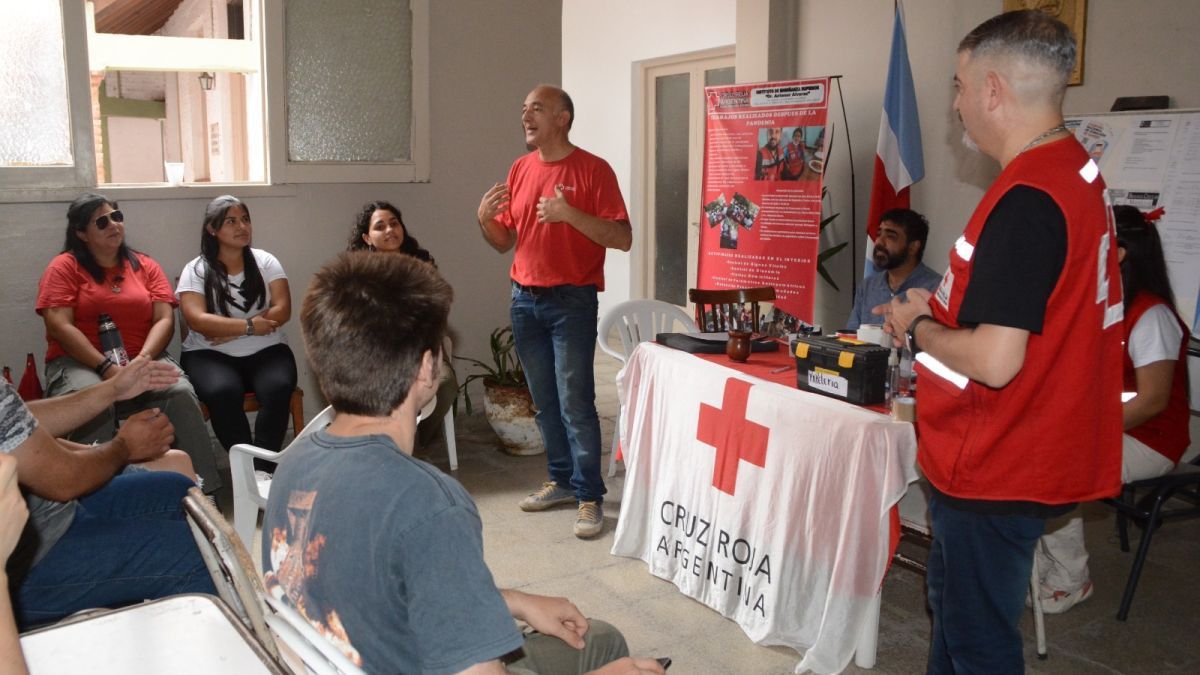 Voluntarios de la Cruz Roja santiagueña se reunieron para hacer un balance de 2023