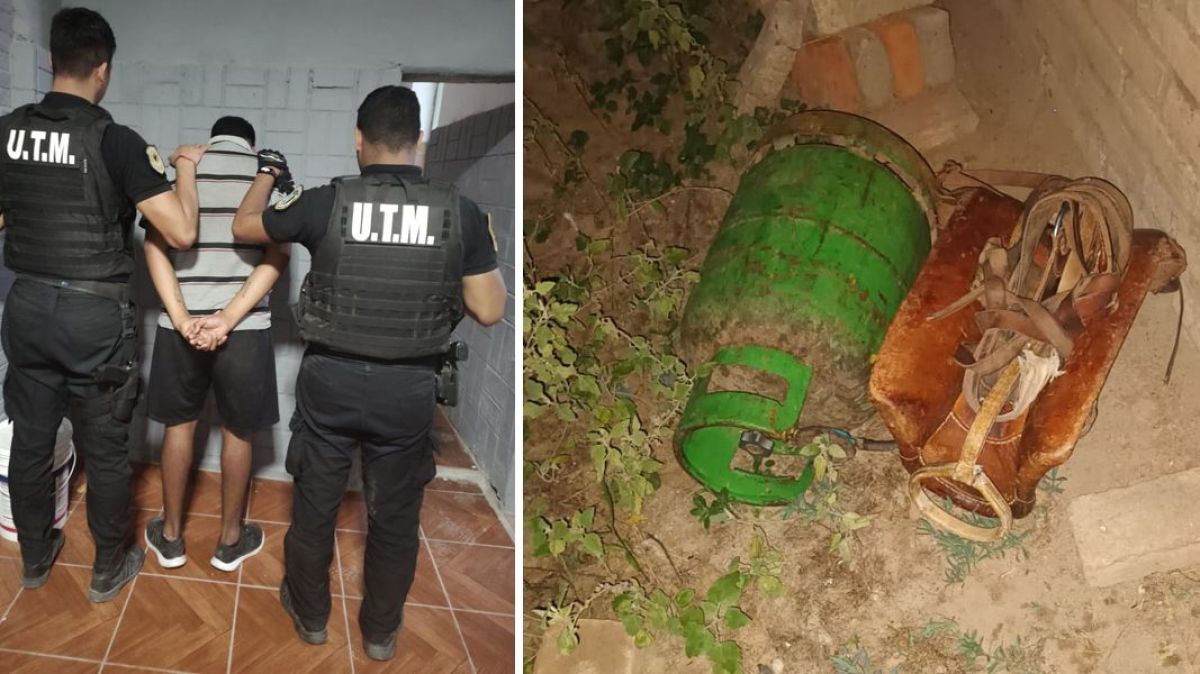 Forzó una puerta y robó apero, cincha, encimera, estribos y una garrafa: terminó preso